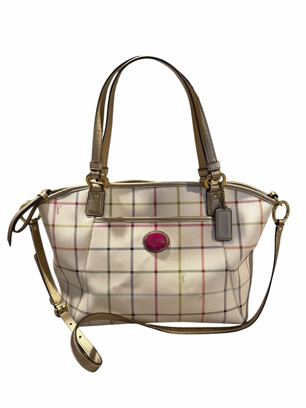 Coach Peyton Tattersall Tote